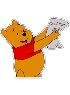 Buy Winnie The Pooh Decorative Wall Sticker Multicolour in Saudi Arabia