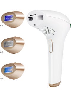 Buy 3 IN 1 IPL Hair Removal Device White/Gold in UAE