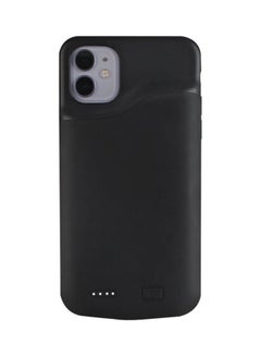 اشتري Slim and External Backup Battery Power Bank Case Cover for Apple iPhone 11 أسود في الامارات