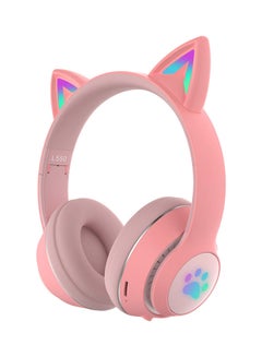 Buy Wireless Over Ear Headphones Pink in Saudi Arabia