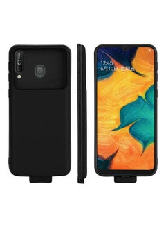 Buy Portable Rechargeable External Battery Charger Case Cover for Samsung Galaxy A40s Black in UAE