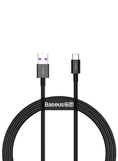 Buy Superior Series Fast Charging Data Cable USB To Type-C 66W Black in Saudi Arabia