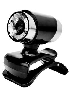 Buy 480P USB Webcam With Microphone Black in Saudi Arabia