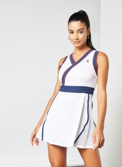 Buy Court Dri-FIT Slam Tennis Dress White in Saudi Arabia