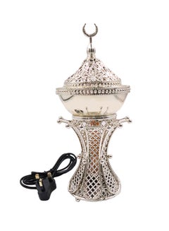 Buy Electric Oud Bakhoor Burner Silver 290grams in UAE