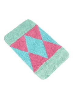 Buy Cotton Bath Mat Multicolour 50x80cm in Saudi Arabia