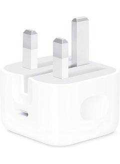 Buy 20W USB-C Power Adapter For Apple iPhone White in UAE