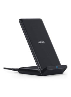 Buy Wireless Charger, PowerWave Stand, Qi-Certified for iPhone 12, 12 Mini, 12 Pro Max, SE, 11, 11 Pro, 11 Pro Max, XR, XS Max, 10W Fast-Charging Galaxy S20, S10, S9, S8, Note 10 (No AC Adapter) Black in Egypt