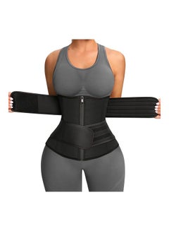 Buy Waist Trainer Belt Waist Cincher Trimmer Slimming Workout Body Shaper 49 x 76cm in UAE