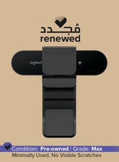 Buy Renewed - Brio 4K Ultra HD Webcam Black in UAE