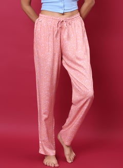 Buy Comfortable Casual Pyjama Bottoms Pink in UAE