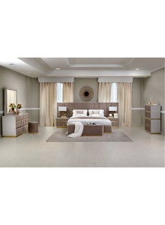 Buy 6-Piece Dreamwave Bedroom Set Multicolour 210x330x131cm in UAE