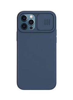 Buy Nillkin CamShield Silky Magnetic Silicone Case Hard Back Cover For Apple iPhone 12-12 Pro Midnight Blue in UAE