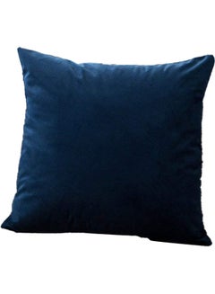 Buy Square Shaped Decorative Cushion Blue 65x65cm in Saudi Arabia