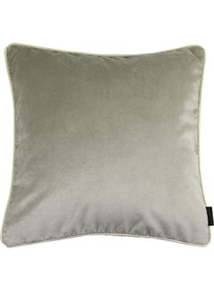 Buy Decorative Velvet  Cushion Beige 60x60cm in Saudi Arabia