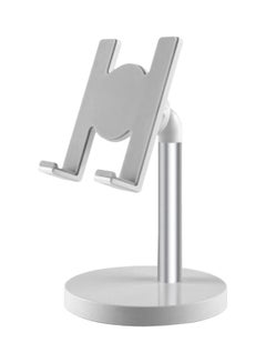 Buy Aluminum Alloy Phone Stand for Desk Silver in UAE