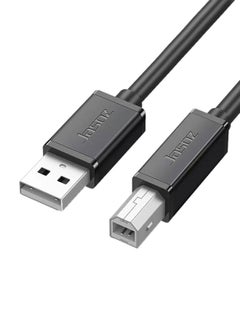 Buy USB 2.0 Printer Cable Black in Saudi Arabia