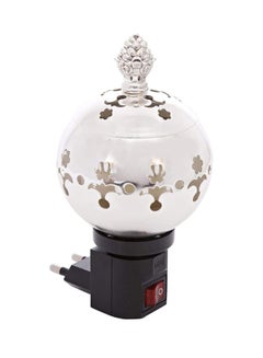 Buy Electric Oud Incense Burner Silver 167grams in UAE