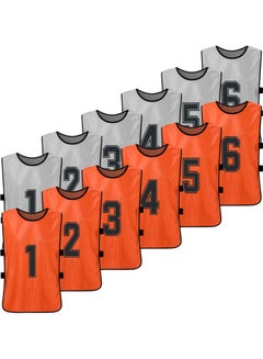 Buy 12-Piece Adults Soccer Sports Vest 32 x 12 x 20cm in Saudi Arabia