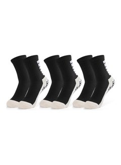 Buy 3 Pairs Men's Anti Slip Football Socks 22 x 9 x 11cm in Saudi Arabia