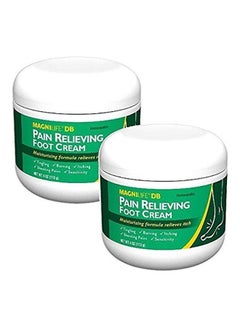 اشتري DB Pain Relieving Foot Cream Pack of 2 White/Green 113g+113غم في الامارات