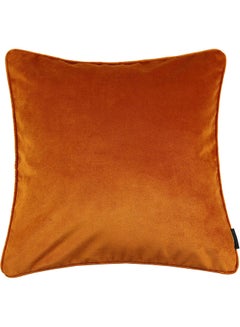 Buy Velvet Decorative Cushion Red 60x60cm in Saudi Arabia