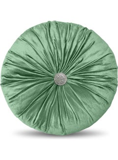 Buy Solid Design Decorative Cushion Blue 40x40cm in Saudi Arabia