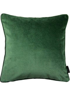 Buy Velvet Decorative Cushion Green in Saudi Arabia