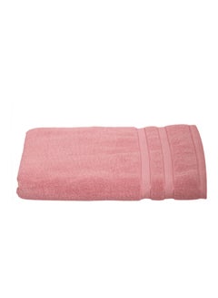 اشتري Pure Cotton Bath Towel وردي 80x160سم في السعودية