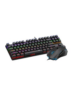 Buy Mechanical Gaming Keyboard And Mouse - wired in UAE