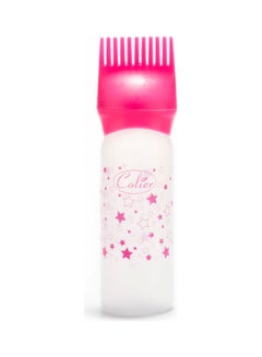 Buy Hair Dye Applicator Bottle With Brush Pink 17x4.5cm in Saudi Arabia