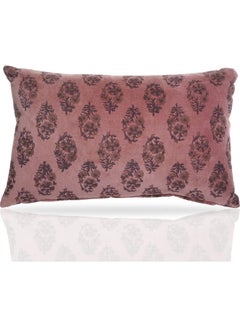 Buy Cushion Cover Cotton Rose 30x50cm in UAE