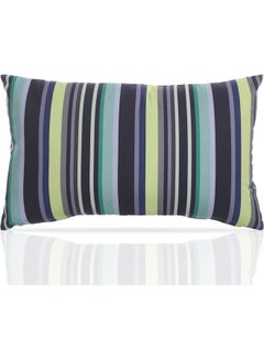 Buy Striped Cushion Cover Cotton Multicolour 40x65cm in UAE