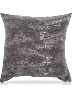 Buy Cushion Cover Polyester Grey 45 x 45cm in UAE