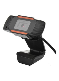 Buy 720P HD Plug And Play Web Camera With Built-In Microphone Black in UAE