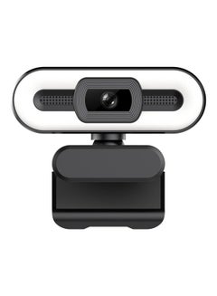 اشتري كاميرا ويب بمنفذ USB بخاصية التوصيل والتشغيل بدقة 4K مع ميكروفون مدمج أسود في الامارات