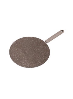 Buy Marble Induction Base Non Stick Tawa Brown 25x4cm in UAE