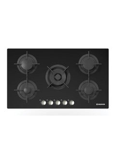 Buy Built-In Hob, Glass- 5 Burners HGV95SMWCGB EGY Black in Egypt