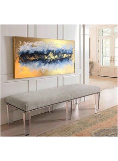 Buy Abstract Hand Painted Tableau On Canvas Multicolour 100x180cm in Egypt