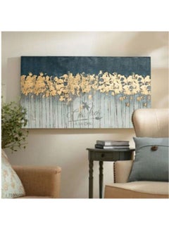 Buy Abstract Hand Painted Tableau On Canvas Multicolour 60x90cm in Egypt