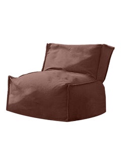 Buy Linen Filler Bean Bag Brown 90x90x90cm in Saudi Arabia