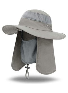 Buy Fisherman Neck Face Sun Protection Flap Cap in UAE