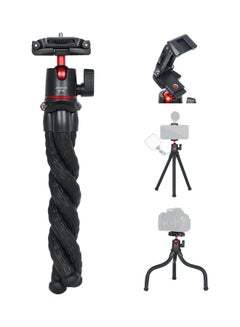 Buy 360° Rotatable Flexible Tripod Octopus Spider Stand Holder Head Red/Black in Saudi Arabia