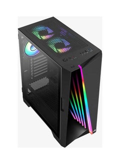 Buy AeroCool Mirage V2 Gamer Cabinet - Mid Tower - ATX / micro ATX / mini-ITX - 3 Fans - Side Panel in Saudi Arabia