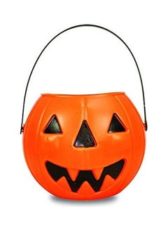 Buy Pumpkin Basket Black, Orange 15x13cm in UAE