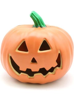 Buy Halloween Pumpkin Decoration With Light Multicolour 23 x 22cm in UAE