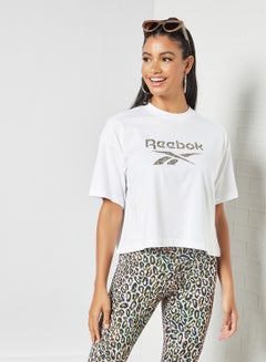 Buy Classics Animal-Print Graphic T-Shirt White in UAE