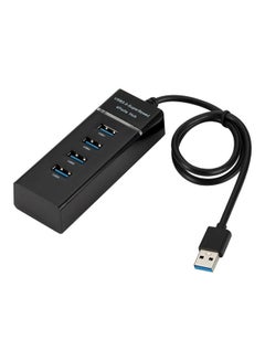 Buy 4-Port USB Hub Black in Saudi Arabia