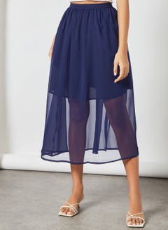 Buy Fashionable Skirt Blue in Saudi Arabia