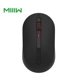 Buy 1600DPI 2.4GHz Wireless Mute Mouse Black in UAE
